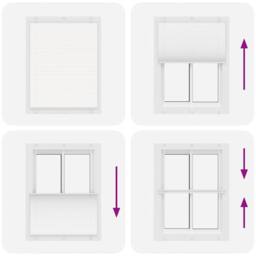 Berkfield Home Pleated Blind White 110x100 cm Fabric Width 109.4 cm Polyester - thumbnail 7