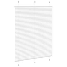 Berkfield Home Pleated Blind White 110x100 cm Fabric Width 109.4 cm Polyester - thumbnail 4