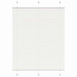Berkfield Home Pleated Blind White 110x100 cm Fabric Width 109.4 cm Polyester - thumbnail 2