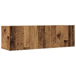 Berkfield Home Classic 7 Piece TV Cabinet Set Wall-mounted Old Wood Engineered Wood in Brown - thumbnail 5