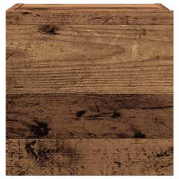 Berkfield Home Classic 7 Piece TV Cabinet Set Wall-mounted Old Wood Engineered Wood in Brown - thumbnail 8