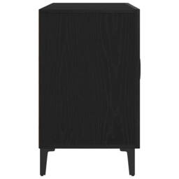 Berkfield Home Modern Black Oak Sideboard - 100 x 36 x 60 cm - Made of Engineere - thumbnail 8