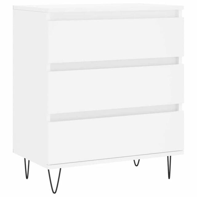 Berkfield Home Sideboard White 60x35x70 cm Engineered Wood - Size: 60 x 35 x 70 cm - image 1