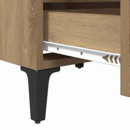 Berkfield Home Bed Cabinets 2 pcs Artisan Oak 40x35x50 cm Engineered Wood in Beige - Size: 40 x 35 x 50 cm - thumbnail 9