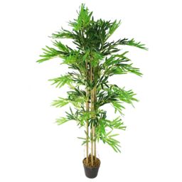 Leaf 150cm (5ft) Artificial Bamboo Plants Trees Green