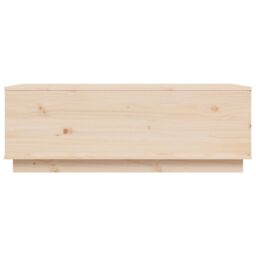 Berkfield Home Coffee Table 100x50x35 cm Solid Wood Pine in Brown - Size: 100 x 50 x 35 cm - thumbnail 6