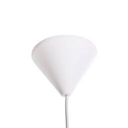 Wyld and Coco Pendant Lamp - Beige Geometric Fabric Shade Iron Base - thumbnail 8