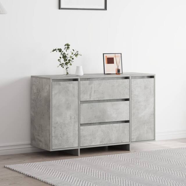 Berkfield Home Sideboard Concrete Grey 120x41x75 cm Engineered Wood - Size: 120 x 41 x 75 cm - image 1