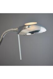 Netlighting Rome Floor Lamp Chrome Opal Glass G9 in Grey - thumbnail 5