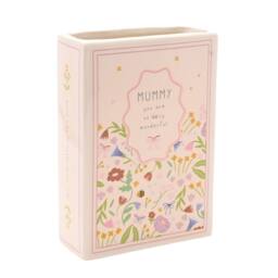 Love Life Sentiment Gift Book Vase 15cm - Mummy - thumbnail 2