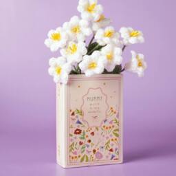 Love Life Sentiment Gift Book Vase 15cm - Mummy - thumbnail 1