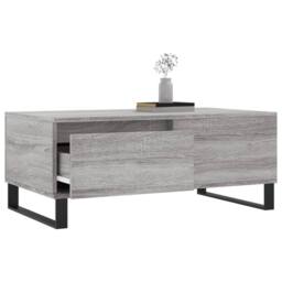 Berkfield Home Coffee Table Grey Sonoma 90x50x36.5 cm Engineered Wood - thumbnail 3