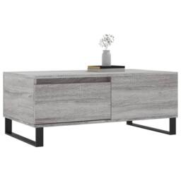 Berkfield Home Coffee Table Grey Sonoma 90x50x36.5 cm Engineered Wood - thumbnail 4