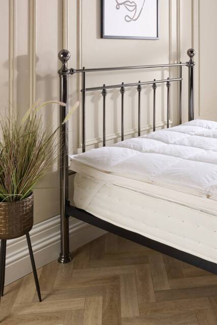 Martex Goose Feather & Down Mattress Topper in White - Size: King - image 1