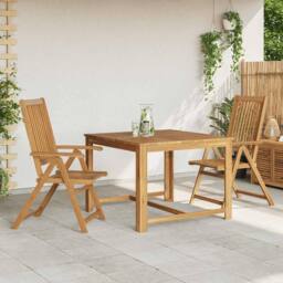 Berkfield Home Folding Garden Chairs 2 pcs Solid Acacia Wood Brown