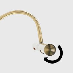 ValueLights Capri Pair of Adjustable Twin Bulb Picture Wall Lights with G9 Bulbs in Gold - thumbnail 8