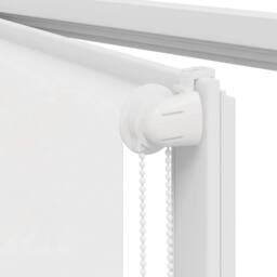 Berkfield Home Shower Roller Blind 110x240 cm Fabric Width 106 cm in White - thumbnail 9