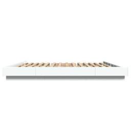 Berkfield Home Durable Bed Frame with LED Lights without Mattress White 180x200cm - Size: Super King - thumbnail 6