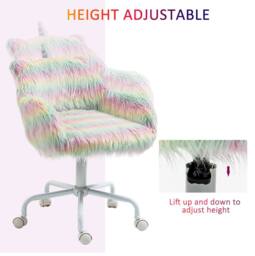 STILVORA Multicolour Office Chair with Armrests & Wheels - thumbnail 4