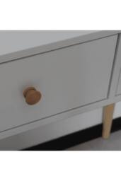 Home Source Ted Kids 2 Drawer Dressing Table Set With Built-In Mirror & Stool - thumbnail 5