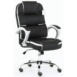 EONLION BLACK Executive Office Chair Swivel Plush Computer - Size: 100 cm - thumbnail 1