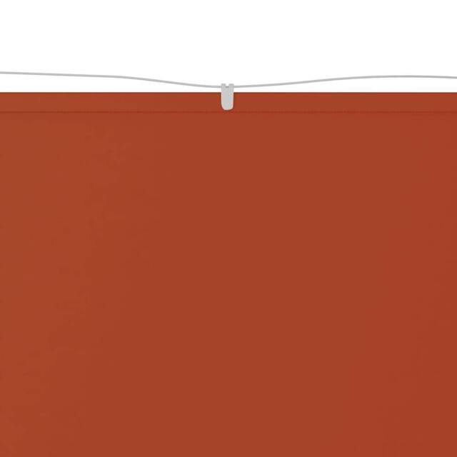 Berkfield Home Vertical Awning Terracotta 60x1000 cm Oxford Fabric - image 1