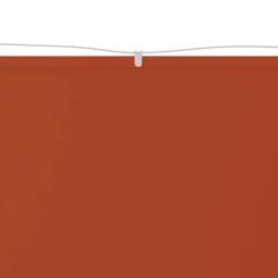 Berkfield Home Vertical Awning Terracotta 60x1000 cm Oxford Fabric - thumbnail 1