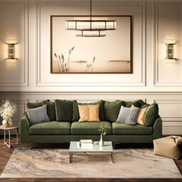 Kukoon Neutral Silver Beige Metallic Marble Lustre Sheen Rug - Size: 80 cm x 150 cm - thumbnail 2