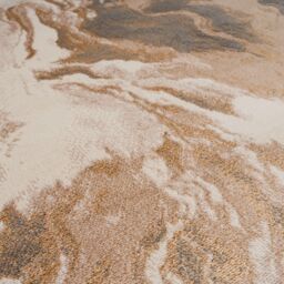 Kukoon Neutral Silver Beige Metallic Marble Lustre Sheen Rug - Size: 80 cm x 150 cm - thumbnail 5