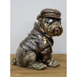 Gifts Direct 2 U Smoking Bulldog Ornament Gold - thumbnail 6