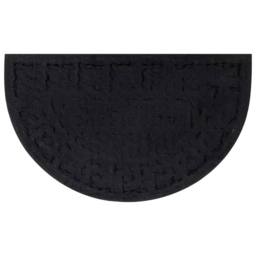 Berkfield Home Door Mat Half Round 45x75 cm Rubber & Coir in Brown - thumbnail 3