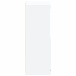 Berkfield Home Sideboard with LED Lights White 41x37x100 cm - Size: 41 x 37 x 100 cm - thumbnail 8