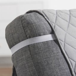 Luxury Living Luxury Quilted 3 Seater Sofa Protector Cover in Grey - thumbnail 5