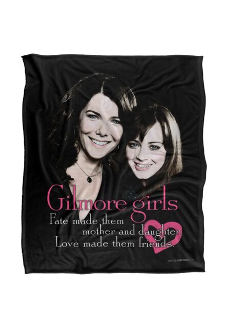 Warner Brothers Gilmore Girls The Girls Silky Touch Super Soft Throw Blanket 152x127cm in White - Size: 152x127 cm - image 1