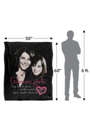 Warner Brothers Gilmore Girls The Girls Silky Touch Super Soft Throw Blanket 152x127cm in White - Size: 152x127 cm - thumbnail 5