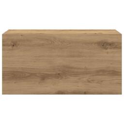 Berkfield Home Bathroom Wall Cabinet Artisan Oak 60x25x30 cm Engineered Wood in Brown - Size: 60 x 25 x 30 cm - thumbnail 6