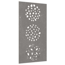 Berkfield Home Garden Wall Decoration 105x55 cm Corten Steel Leaf Design in Brown - thumbnail 3