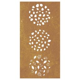 Berkfield Home Garden Wall Decoration 105x55 cm Corten Steel Leaf Design in Brown - thumbnail 4