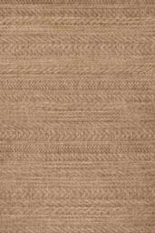 THE RUGS Indoor Outdoor Granado Rug Chevron Design, Weather Resistant Pile in Beige - Size: 160 cm x 230 cm - thumbnail 1