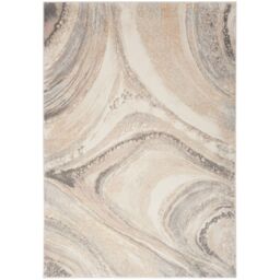 The Rug Shop UK Modern Abstract Polyester Easy To Clean Cream Area Rug in Grey - Size: 240 cm x 300 cm - thumbnail 8