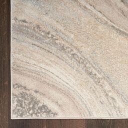 The Rug Shop UK Modern Abstract Polyester Easy To Clean Cream Area Rug in Grey - Size: 240 cm x 300 cm - thumbnail 5