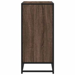 Berkfield Home Sideboard Brown Oak 68x35x76 cm Engineered Wood - Size: 68 x 35 x 76 cm - thumbnail 5
