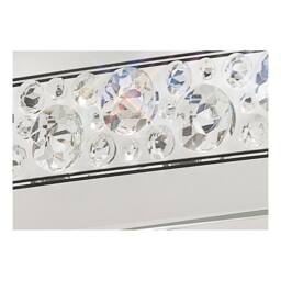 Netlighting Cosmic Ceiling Pendant Bar 5 Light Polished Chrome Glass Crystal in Grey - thumbnail 8