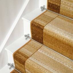 runrug Stair Runner Carpet - Soft & Comfortable, 8mm - 'Lima' in Terracotta - Size: 100 cm x 540 cm - thumbnail 3