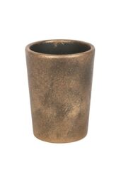 KDMD Triple Moon Bronze Terracotta Plant Pot - thumbnail 3
