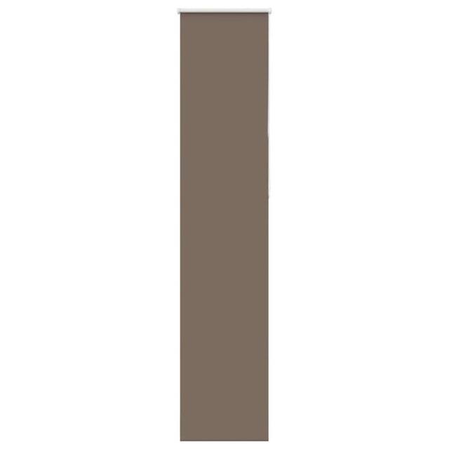 Berkfield Home Roller Blind Blackout Coffee 50x230 cm Fabric Width 45.7 cm Polyester in Brown - image 1