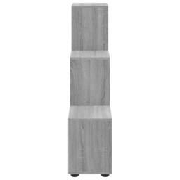 Berkfield Home Staircase Bookcase Grey Sonoma 107 cm Engineered Wood - thumbnail 5