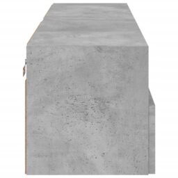 Berkfield Home TV Wall Cabinets 2 pcs Concrete Grey 60x30x30 cm Engineered Wood - Size: 60 x 30 x 30 cm - thumbnail 8