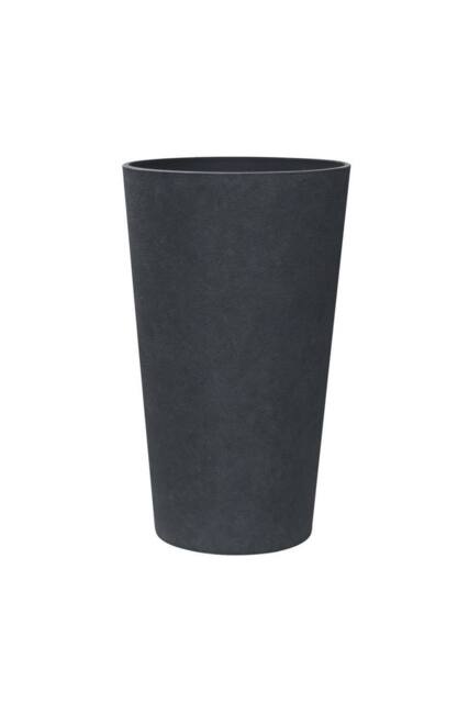 KDMD Charcoal Black Aged Effect Tall Plastic Planter 62cm - image 1