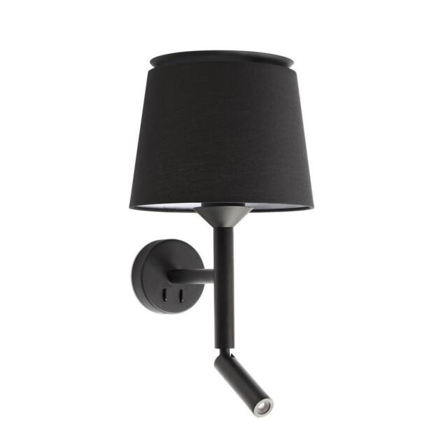 Netlighting Savoy Reading Light Wall Light Black E27